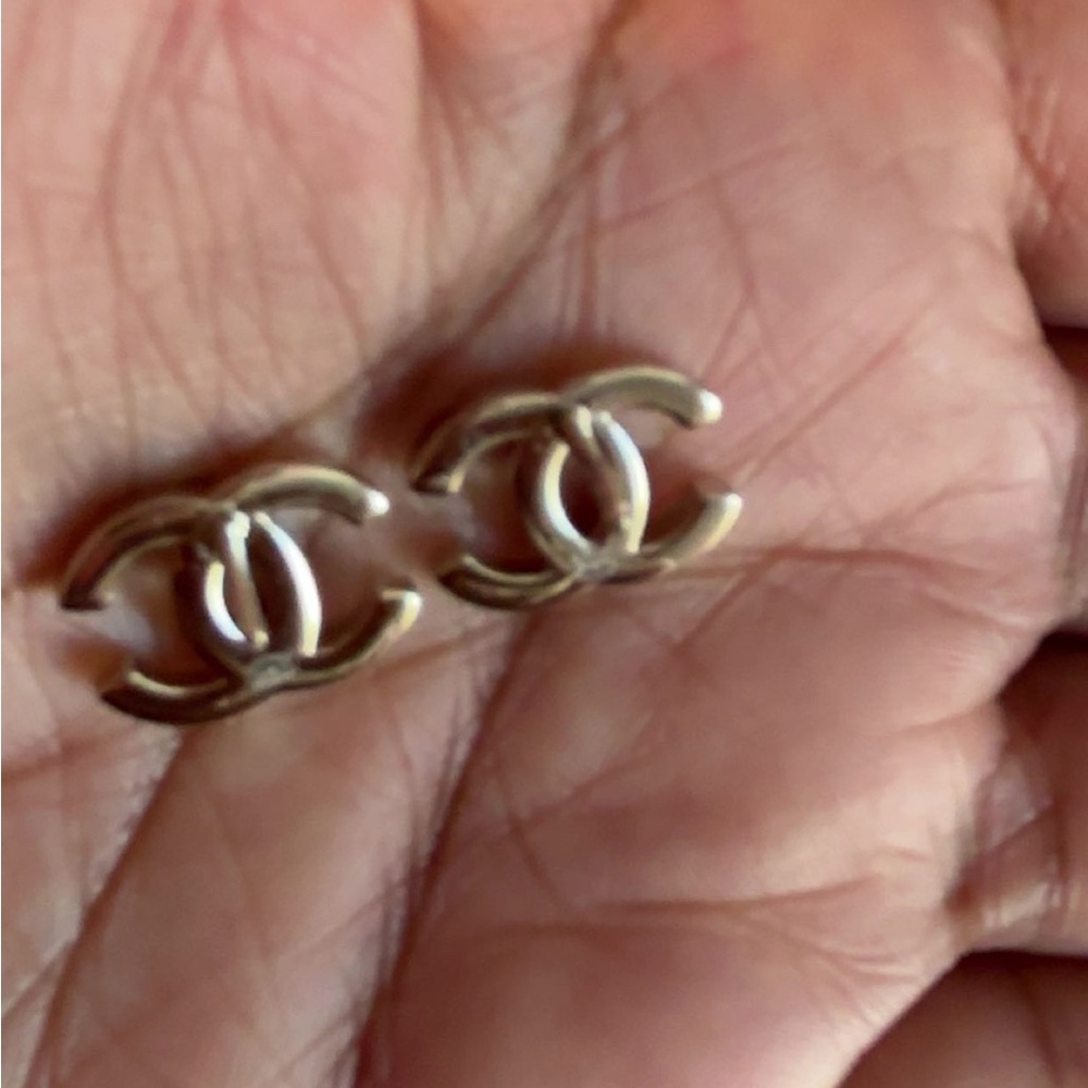 Chanel Gold and diamond Women's Earrings - Picture 3 of 6
